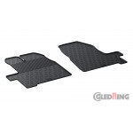 Original Gledring Passform Fußmatten Gummimatten 2 Tlg.-Fixing - Ford Transit Custom 03.2016->01.2017